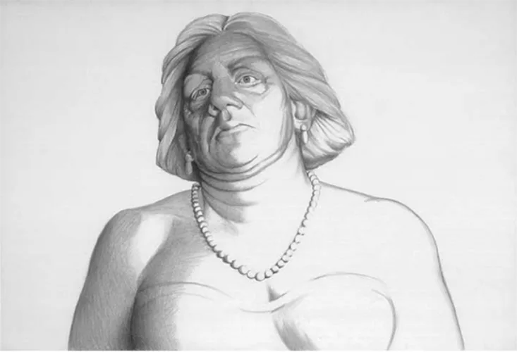 Pilar — graphite pencil drawing by Claudia Olds Goldie
