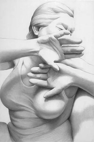 The Daydream — graphite pencil drawing by Claudia Olds Goldie