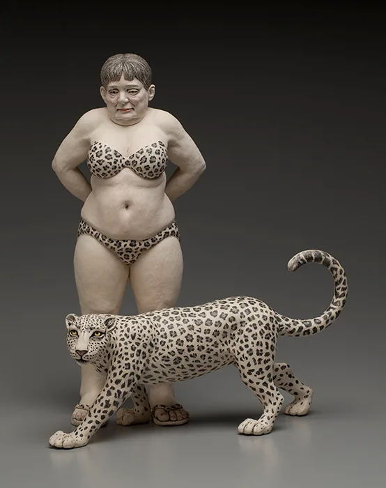 Skin Deep — figurative ceramic sculpture by Claudia Olds Goldie