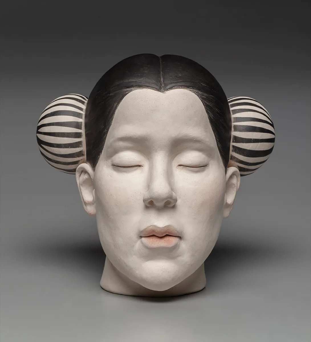 All That Lies Between — ceramic sculpture by Claudia Olds Goldie