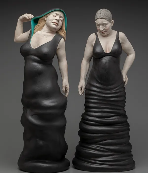 About Face — exhibition view by Claudia Olds Goldie