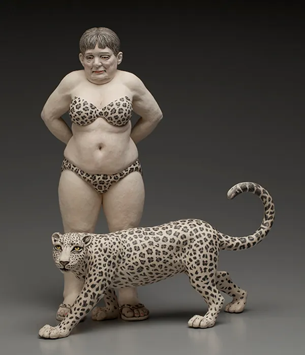 The Emotional Animal — ceramic sculpture by Claudia Olds Goldie