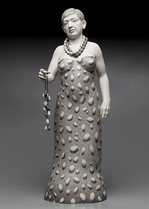 Figure-Figuration — ceramic sculpture by Claudia Olds Goldie