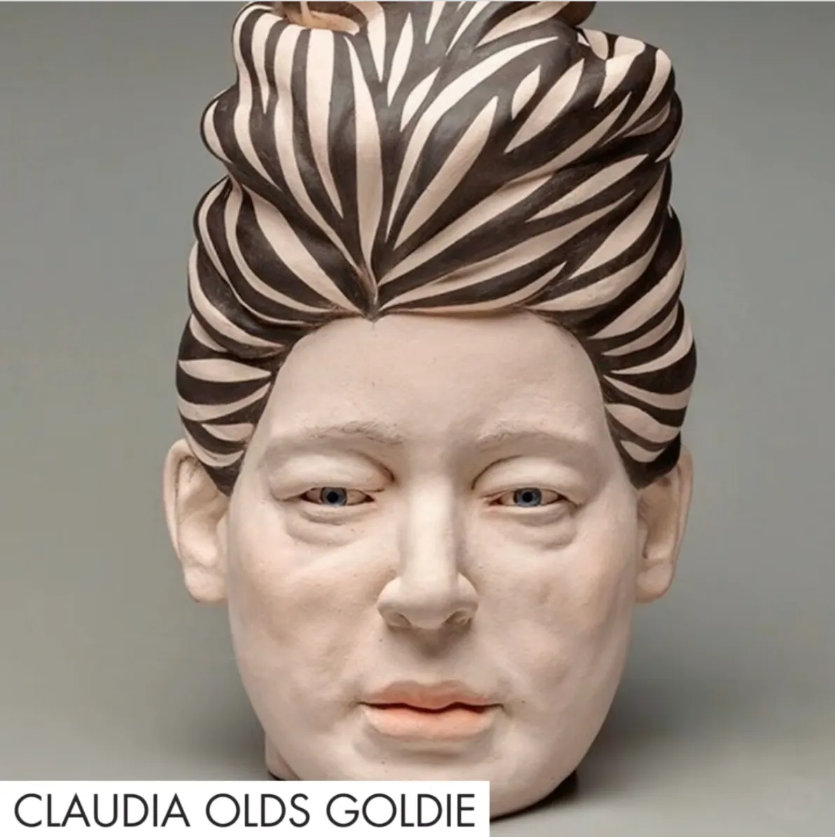 I Feel the Earth Move — exhibition announcement portrait by Claudia Olds Goldie